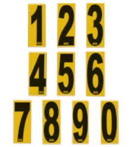 Numero  Adesivo