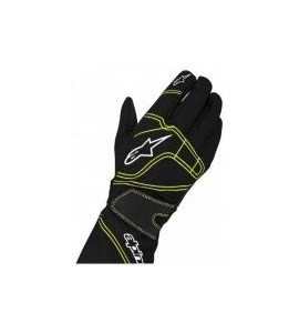 TEMPEST GUANTES-NEGRO FLUO VERDE T. L