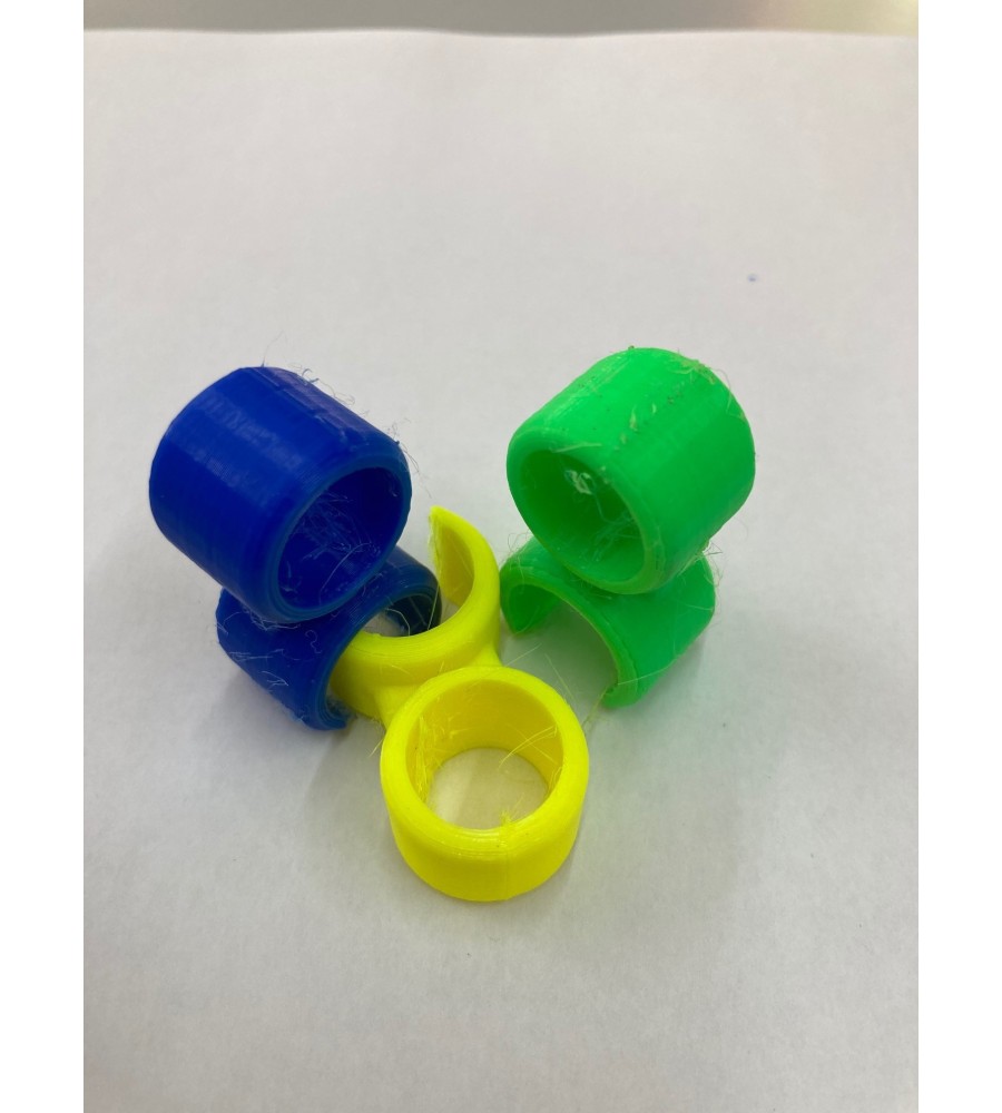 SOPORTE TUBO GASOLINA VERDE / AZUL / AMARILLO 3DD