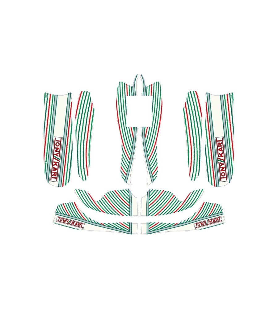 KART KIT ADHESIVOS TONY MINI M8 2019