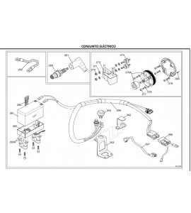 KART CABLE ARRANQUE MOTOR