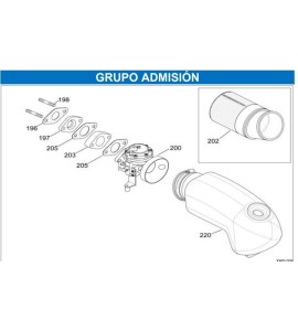 ESPARRAGO CARBURADOR M6X49,5 MINI X30
