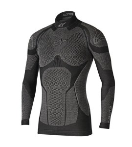 KART CAMISETA INVIERNO ALPINESTARS KX-W NEGRA INTERIOR MONO