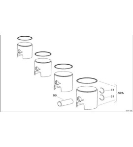 KART PISTON COMPLETO [54,27 v]