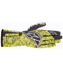 GUANTES TECH-1 K RACE V2 VERTICAL AMARILLO FLUOR