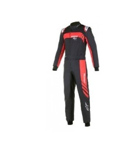 KART KMX-9 V2 S MONO-NEGRO ROJO FLUO T. 120
