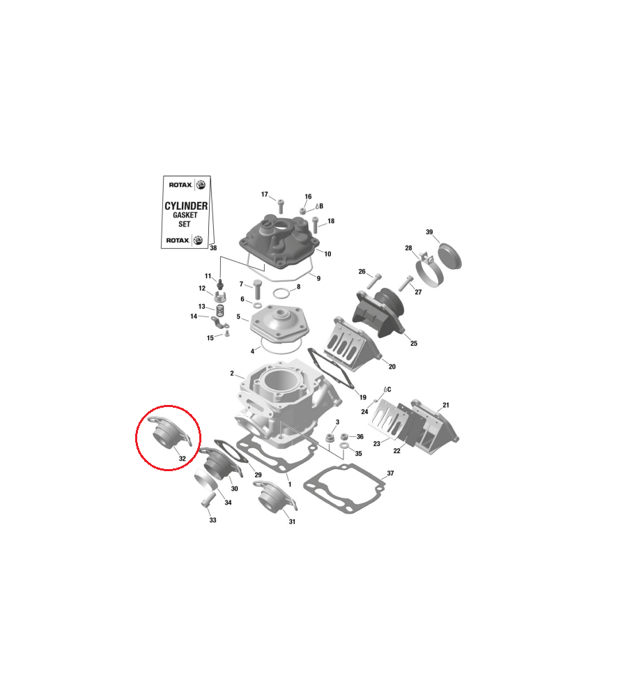 KART EXHAUST SOCKET ASSY.