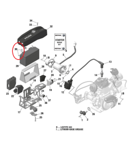 KART BATTERY FIXATION KIT