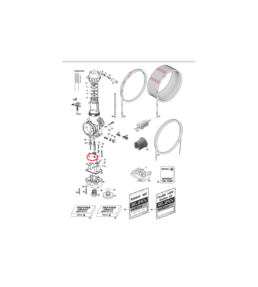 KART MAIN JET KIT 145-148-150-152-155-158