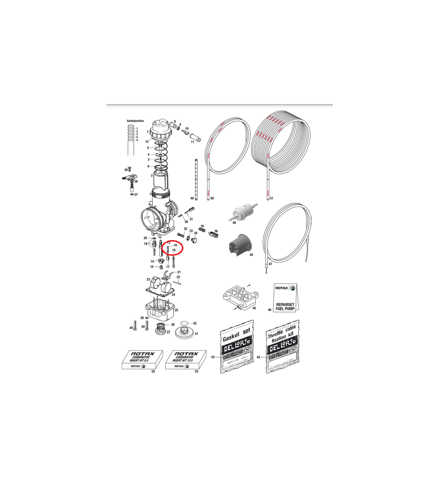 KART IDLE JET INSERT SET