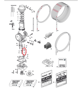 CHICLET MINIMO 30-35-40-45-50-55-60 ROTAX MAX/DD2