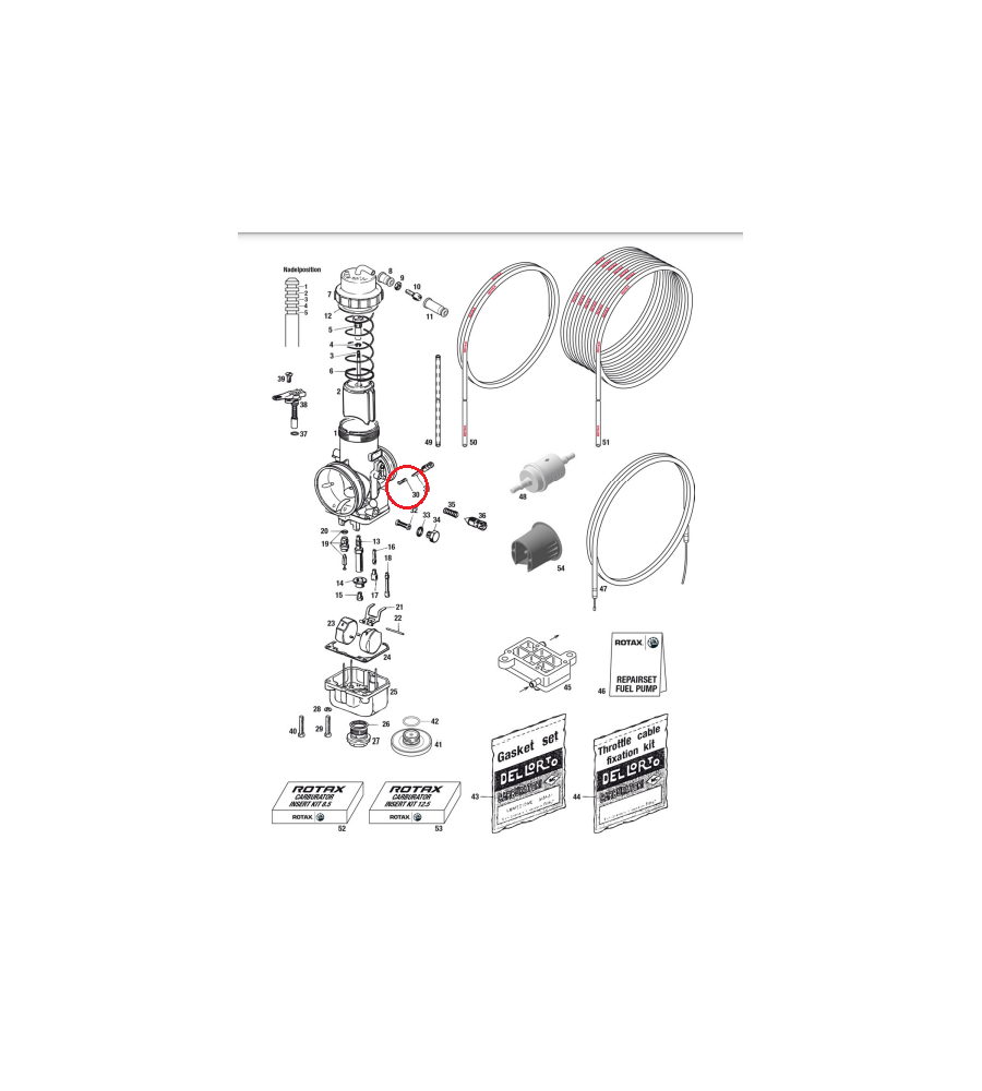 KART ADJUSTMENT SCREW KIT