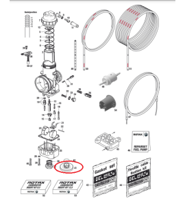 KART CARBURETOR PLUG SCREW