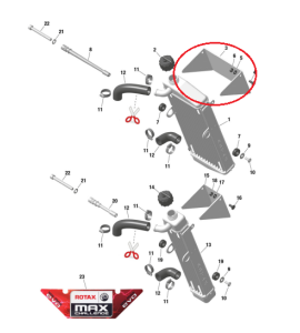 KART RADIATOR FLAP JUN / MAX