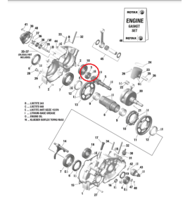 KART BALL BEARING 62O3 C3, 17-40-12