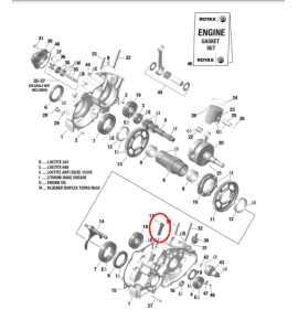 KART SHIFT RAIL DETENT PIN