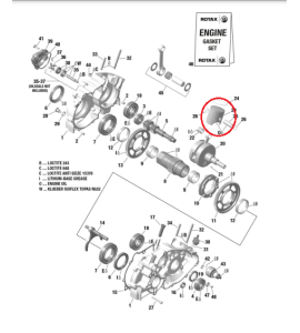 KART PISTON ASSY. 53,95 MM