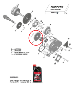 KART SECONDARY GEAR 64 T