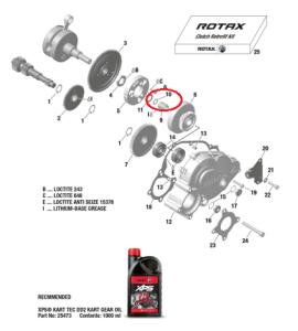 JUNTA TORICA EMBRAGUE ROTAX DD2