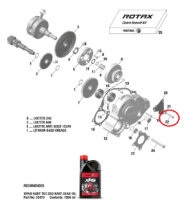 TORNILLO SOPORTE ROTAX DD2 M6X40 ISO 476
