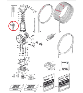 KART CHOKE LEVER ASSY.
