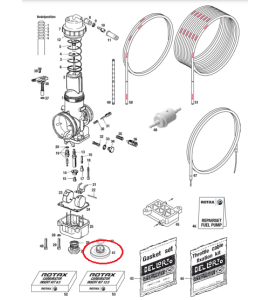 KART CARBURETOR PLUG SCREW