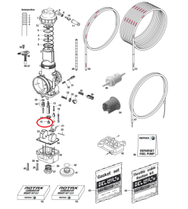 CHICLET MAXIMO 160-162-165-168-170-172 ROTAX MAX/DD2