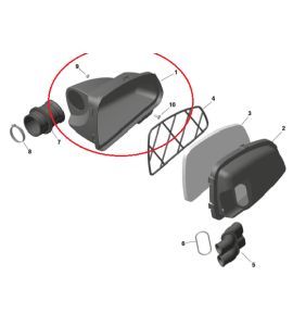KART INTAKE SILENCER CASE