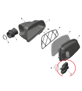 KART INTAKE SILENCER TUBE