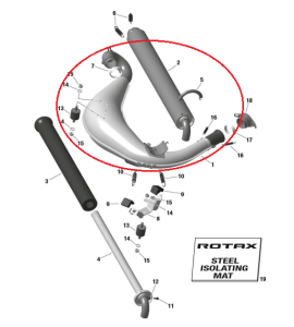 KART EXHAUST MUFFLER ASSY. 125 MAX DD2 EVO