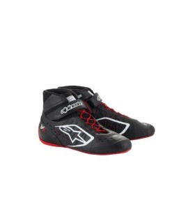 BOTAS ALPINESTARS TECH-1 KX V3 SHOES FIA NEGRO-BLANCO-ROJO