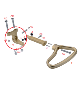 KART Supporto leva frizione