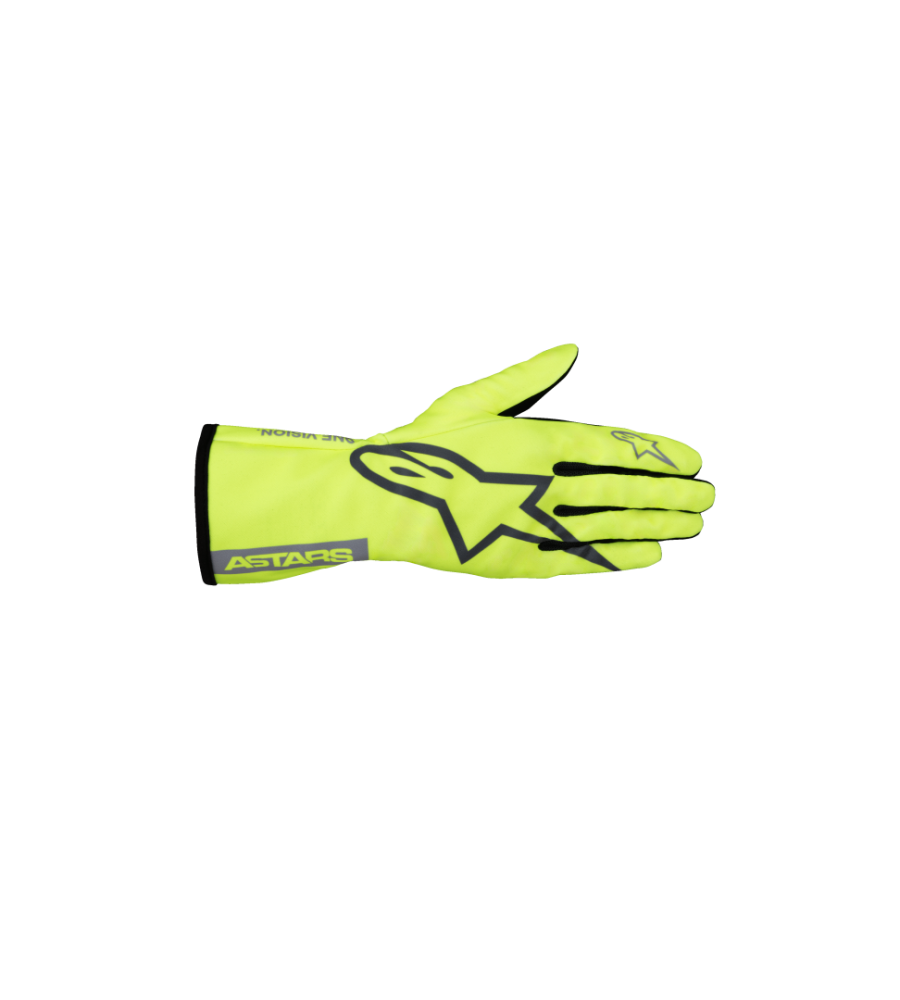 GUANTES TECH-1 K RACE  V2 PURE AMARILLO FLUOR