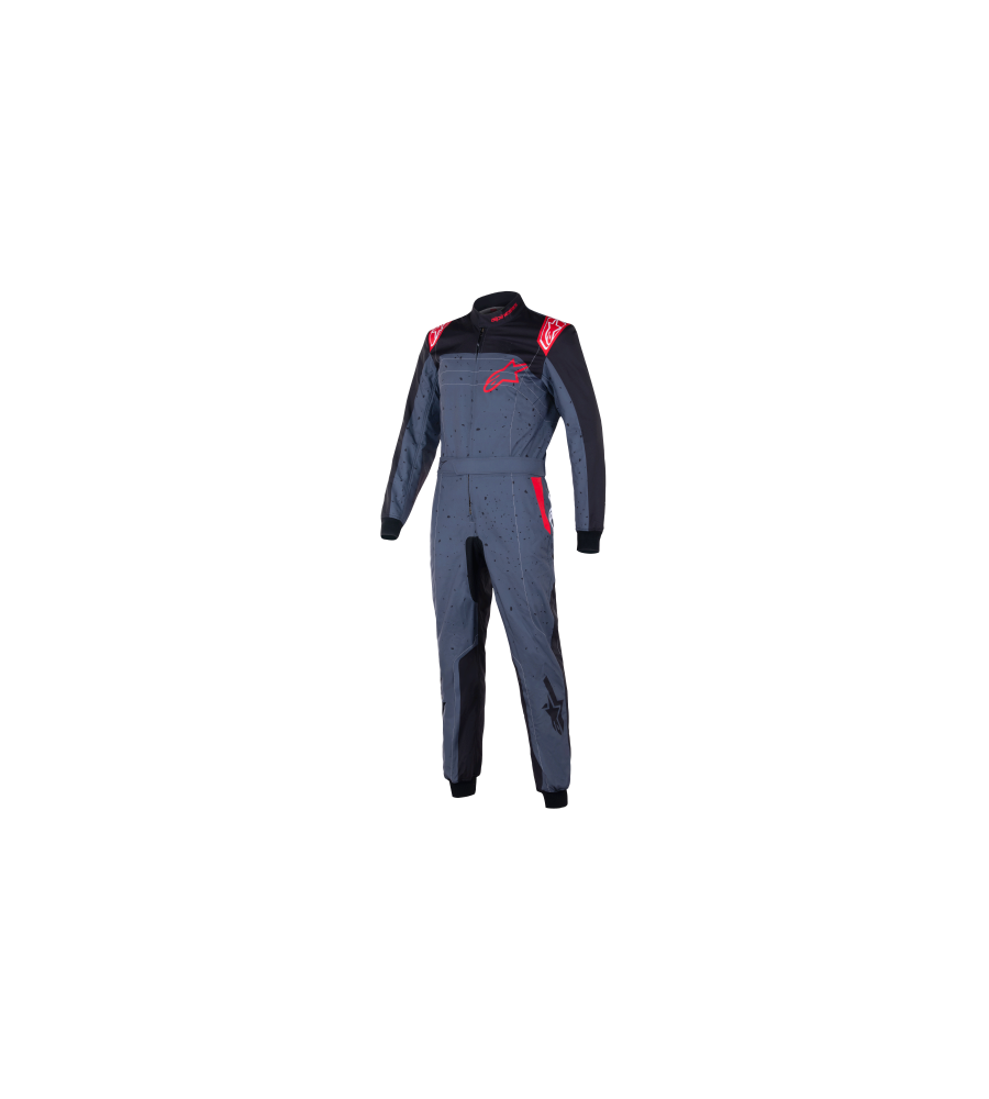 KART KMX-9 V2 MONO-NEGRO ROJO FLUO