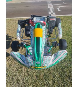 KART CHASIS TONY KART 2024 1,5 HORAS DE USO + MOTOR ROTAX DD2 CON 1,5 HORAS DE USO DESDE ULTIMA REVISION