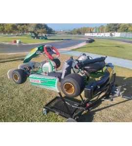 KART CHASIS TONY KART 2024 1,5 HORAS DE USO + MOTOR ROTAX DD2 CON 1,5 HORAS DE USO DESDE ULTIMA REVISION