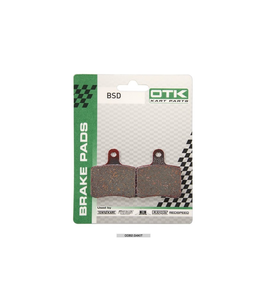 Pastiglia freno pinza posteriore BSD (2 pezzi)