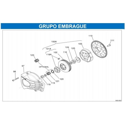 EMBRAGUE MINI X30